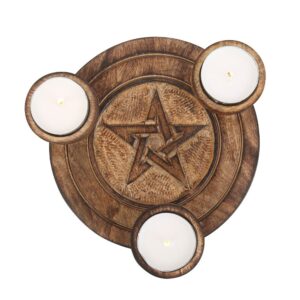 Pentagram Tealight Candle Holder