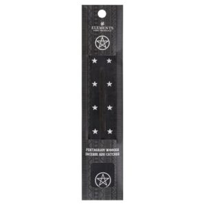 Pentagram Wooden Incense Ash Catcher